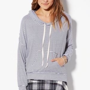 DON'T ASK WHY Striped Hoodie